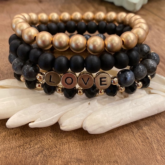 Love Graphic Bracelet Stack - Picture 3 of 3